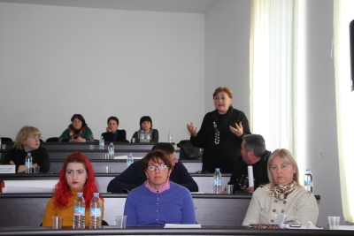NGO RoundTable discussion on domestic violence in Ozurgeti