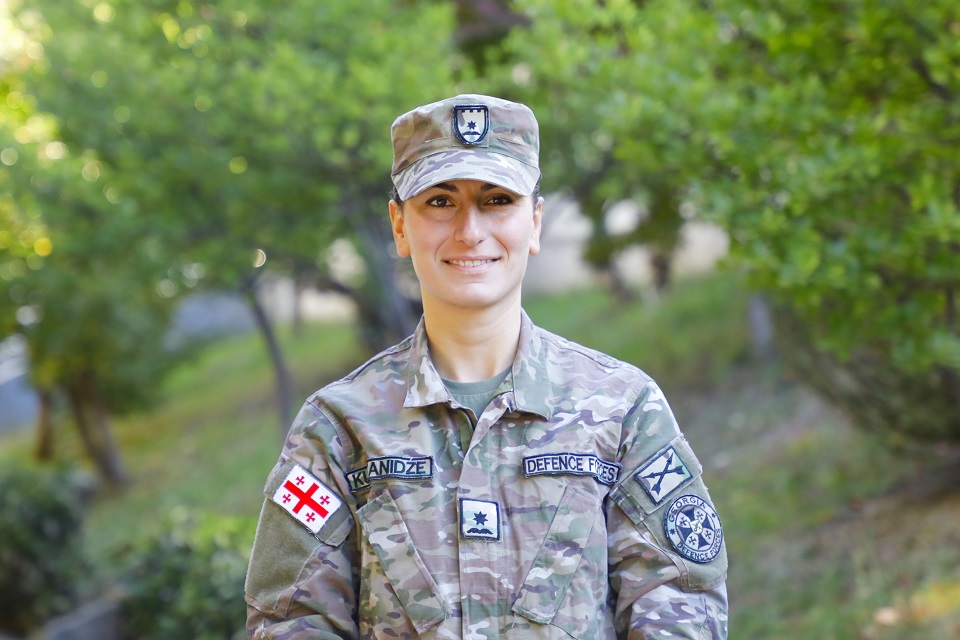 Zoia Kurtanidze. Photo: The Ministry of Defence of Georgia