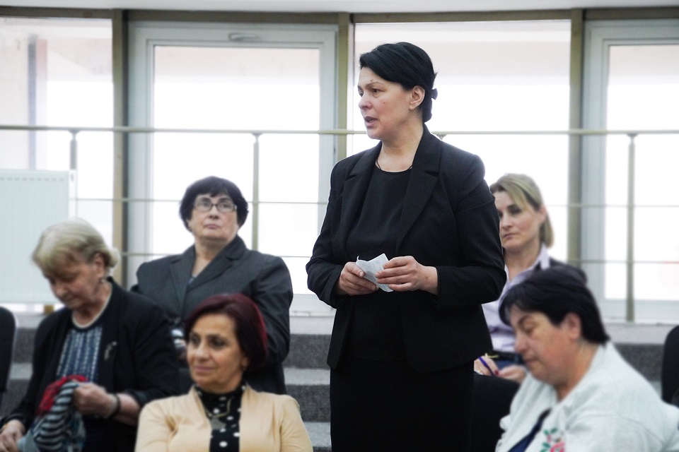 An advocacy meeting on the needs identified by IDPs and women affected by the conflict was held in Zugdidi Municipality. Photo: The Office of the State Minister of Georgia for Reconciliation and Civic Equality
