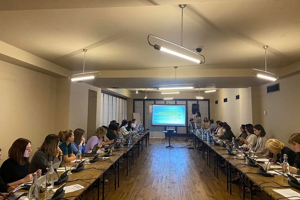 The Parliamentary Gender Equality Council presented the results of its Thematic Inquiry on Gender Mainstreaming in Governmental Policies to around 30 representatives of the legislative and executive government and developmental organizations. Photo: The Parliamentary Gender Equality Council