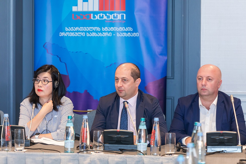The meeting related to National Study on Violence against Women to be conducted by the National Statistics Office of Georgia in 2022-2023. Photo: GEOSTAT