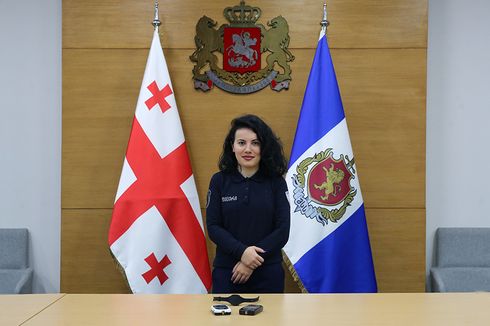 Ana Jibladze. Photo: Ministry of Internal Affairs of Georgia