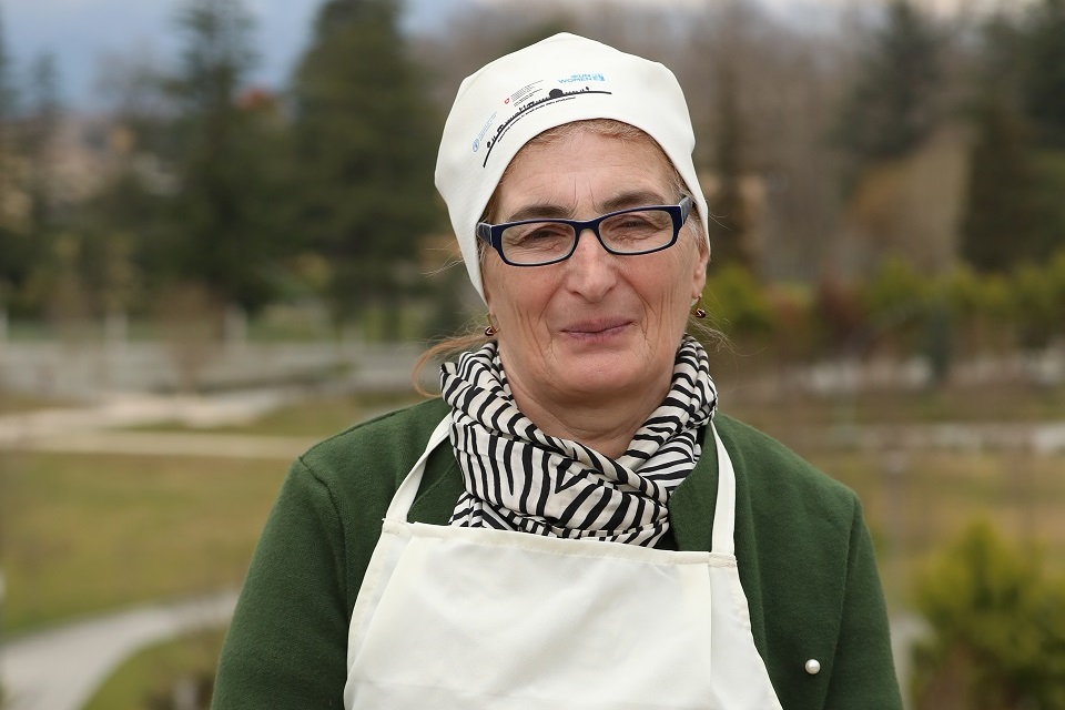 ელიზა კალანდია, 57 წლის ფერმერი სოფელ კურზუდან. ფოტო: გაეროს ქალთა ორგანიზაცია