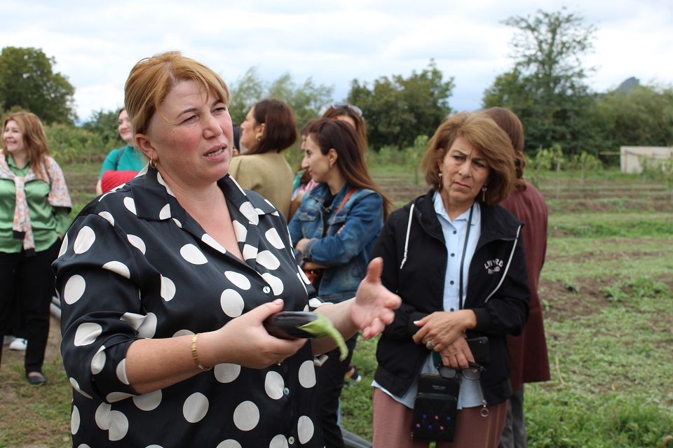 A study visit in Marneuli Municipality. Photo: CARE Caucasus