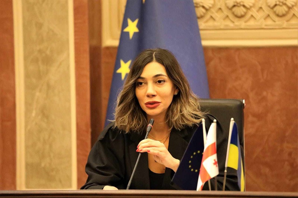 Tinatin Nibloshvili, the Chairperson of the Gender Equality Council of Tbilisi City Assembly. Photo: Tbilisi City Assembly