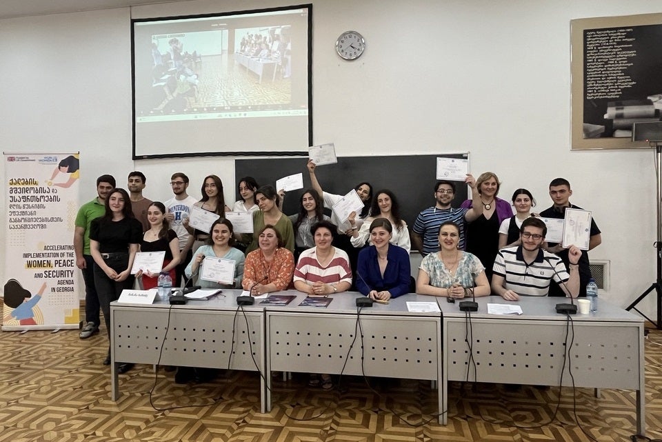 Group photo of the participants. Photo: Ivane Javakhishvili Tbilisi State University