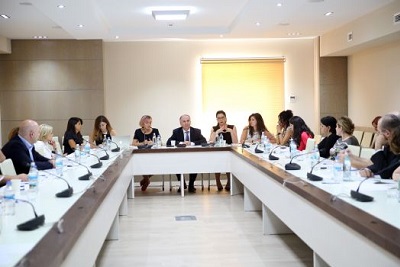 The first session of the Inter-agency Commission on Gender Equality, Violence against Women and Domestic Violence; Photo: Women's Information Center