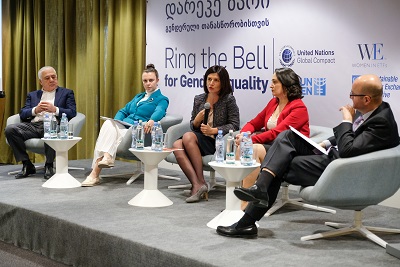 Ms. Nino Suknidze, General Counsel of the Bank of Georgia shared her perspective in the event’s second panel discussion