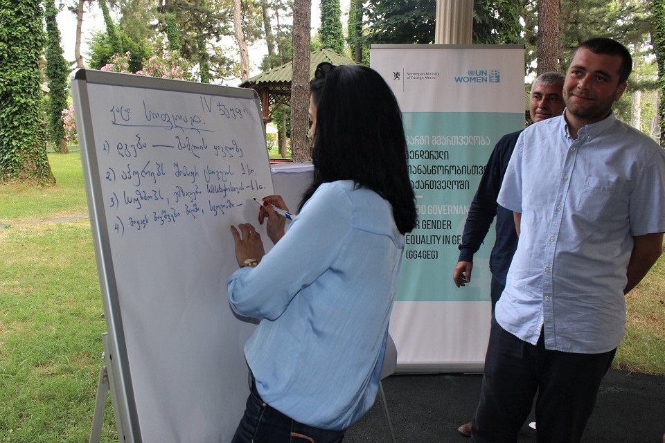 Participants of the workshop working in groups. Photo: NALAG