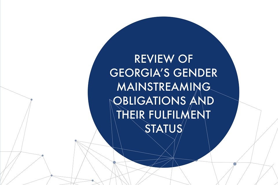 The Public Defender’s Office hosted the presentation of the Public Defender’s special report “Review of Georgia’s Gender Mainstreaming Obligations and their Fulfilment Status”. Photo: The Public Defender’s Office