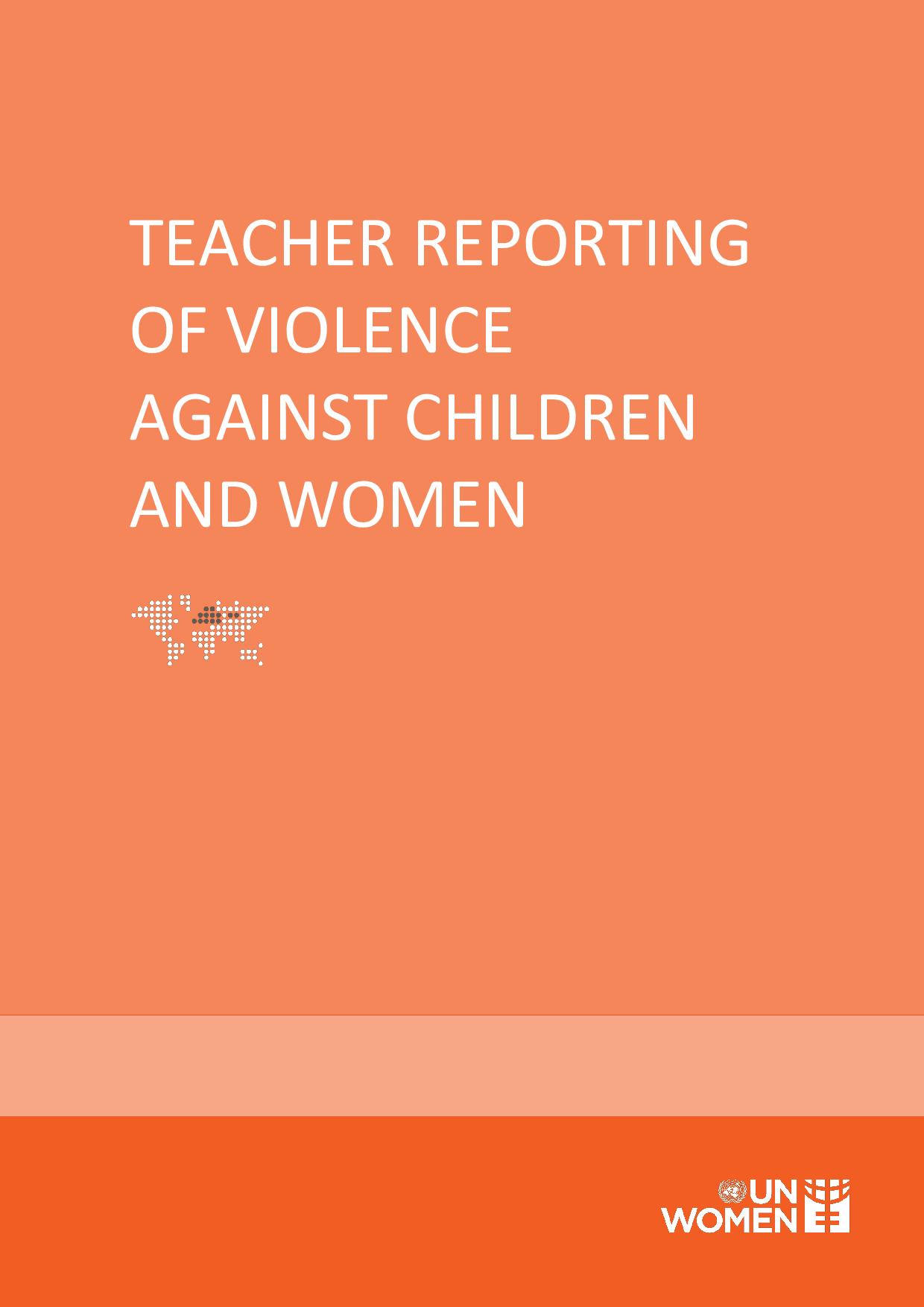 The Study on Behavioral Causes Acting as Barriers among Teachers to Intervention/Reporting on Violence against Women and Domestic Violence in Georgia