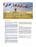 short description of the UN Women project “Strengthening Women’s Meaningful Participation in Peacebuilding and Gender Mainstreaming in the Security Sector in Georgia”