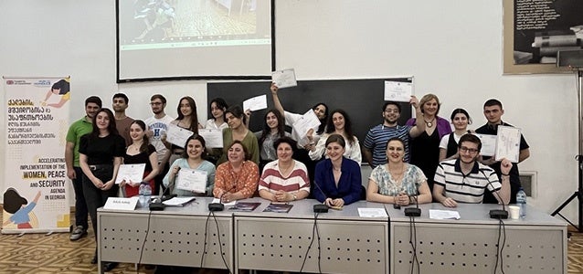 Group photo of the participants. Photo: Ivane Javakhishvili Tbilisi State University